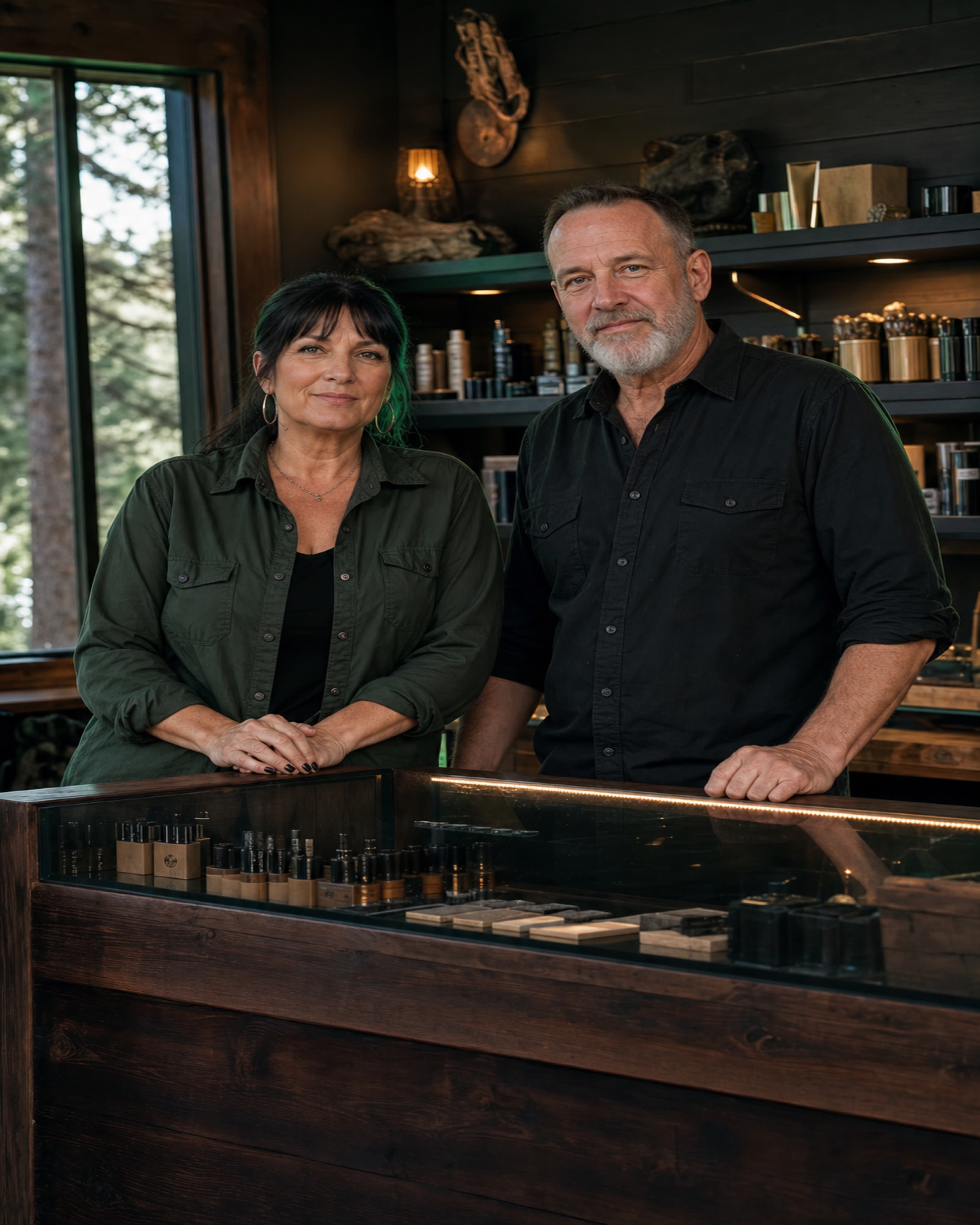 Editorial portrait representing the adult Bear Smoke N Vape counter team